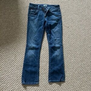 Blue Vintage Short Denim Jeans